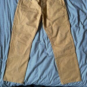 Taylor Stitch - The Wharf Pant in British Khaki Selvage 32 × 34